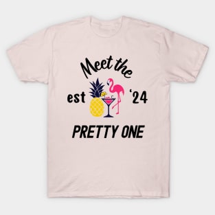 Meet the Pretty One, beach bachelorette party T-Shirt